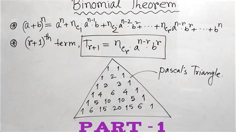 Binomial Theorem Expansions Basic Part 1pascals Triangle With Example O And A Level