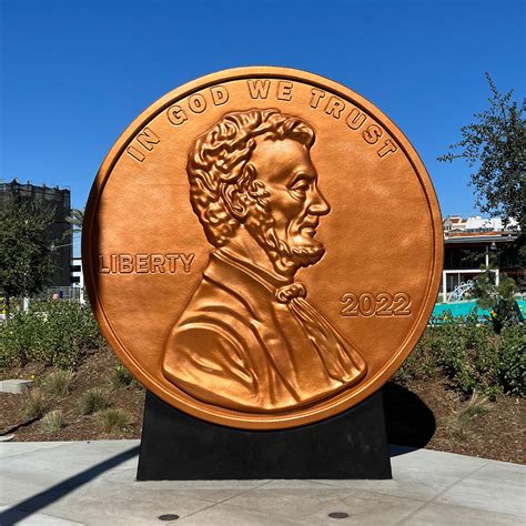 Lincoln Park Giant Penny in Long Beach, CA (15 Photos)