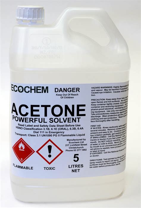 Chemicals In Acetone