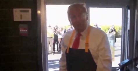 Watch Donald Trump Works Shift At Mcdonalds Manning Drive Thru And