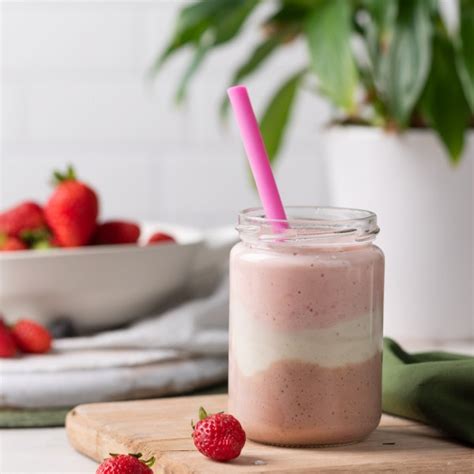 Neopolitan Layered Smoothie Nz Meadow Fresh