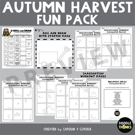 Autumn/Fall Harvest Activity Fun Pack - Made By Teachers