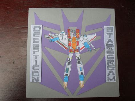 Rancorman's Ramblings: Decepticon Starscream Card