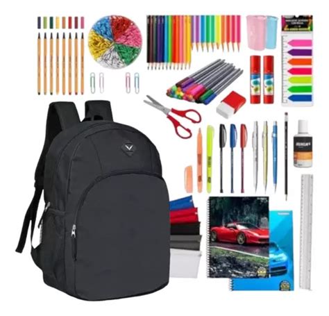 Material Escolar Masculino Kit Completo C 40 Unidades Parcelamento