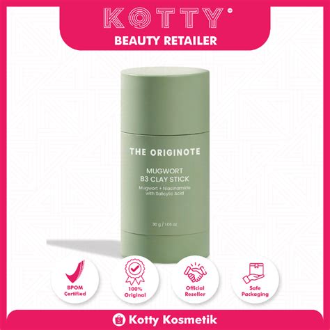 Jual The Originote Mugwort B3 Clay Stick Mask Shopee Indonesia