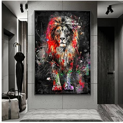 Top Imagen Pinturas De Leones De Colores Abzlocal Mx