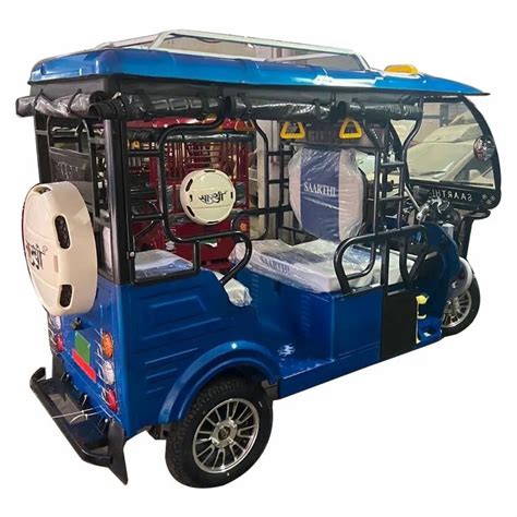 Saarthi Passenger Battery Operated E Rickshaw Model Name Number Plus