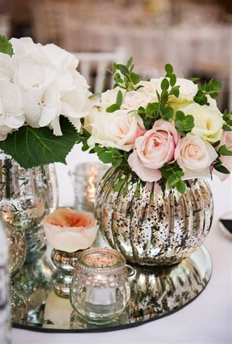 Centerpieces Mercury Glass 2047701 Weddbook