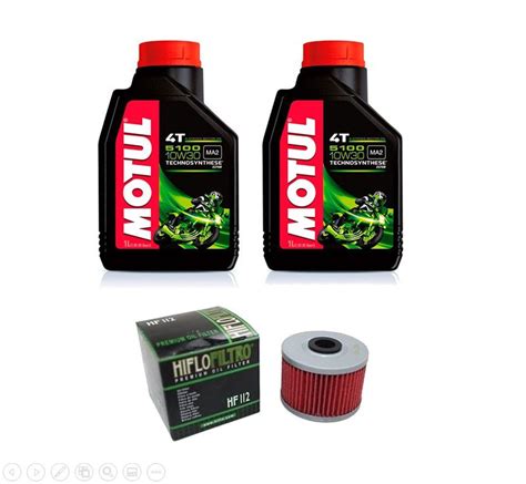 Kit Troca de Óleo Honda CRF250F Motul