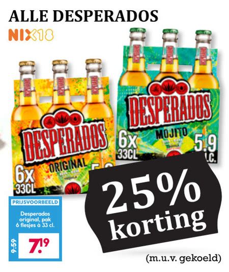 Desperados Speciaalbier Folder Aanbieding Bij Boons Markt Details