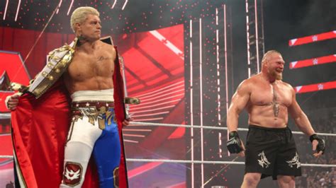 Brock Lesnar Vs Cody Rhodes Made Official For Wwe Backlash