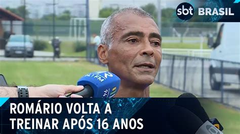 a notícia da volta de Romário aos gramados o jogador volta a