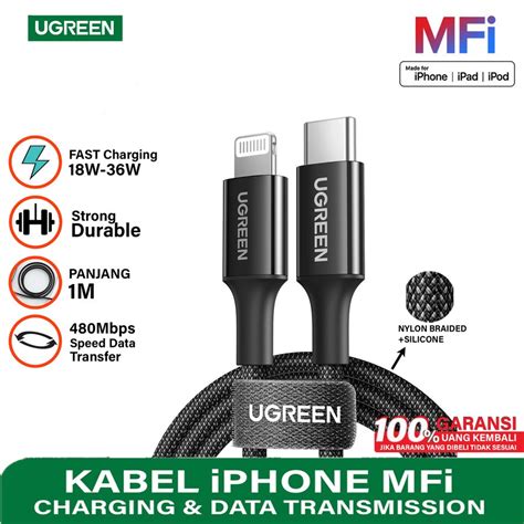 Jual Ugreen Kabel Mfi Usb C To Lightning Cable Data Iphone Fast