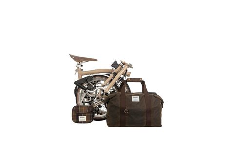 Brompton X Barbour C Line Explore Folding Bike Amble Sands Gloss Artofit