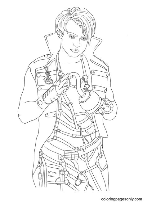 Descendants 2 Coloring Book Pages Hot Sex Picture