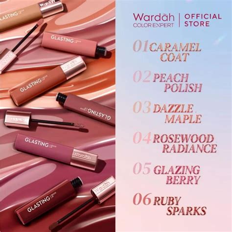 Jual Wardah Glasting Liquid Lip Hi Pigmented Glass Color Shopee