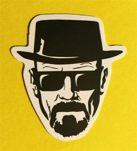 Breaking Bad Walter White Aka Heisenberg Skateboard Laptop Decal