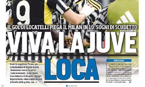 Rassegna Stampa Juve Prime Pagine Quotidiani 23 Ottobre