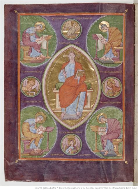 Sainte Chapelle Gospels BNF Latin 8851 977 993 Master Of The