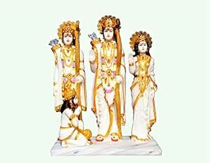 Buy Fabzone Marble Dust Lord Ram Darbar God Ram Laxman Sita Hanuman