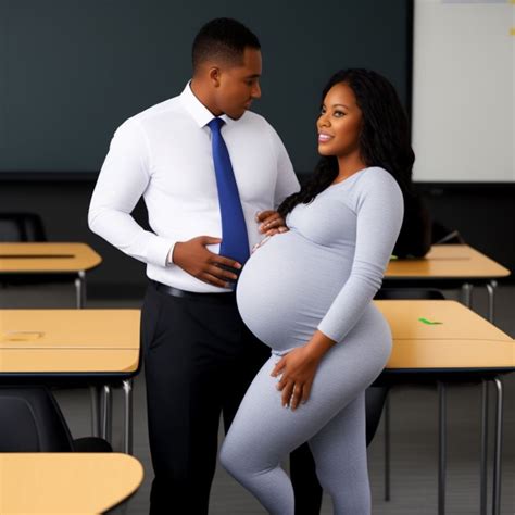 Pregnant Teacher Teaching