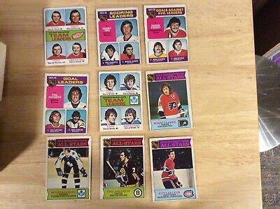 Opc Hockey Card Lot Near Set Cards In Vg To Mint