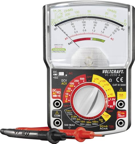 Voltcraft Vc 2030a Handheld Multimeter Analogue Cat Iii 500 V