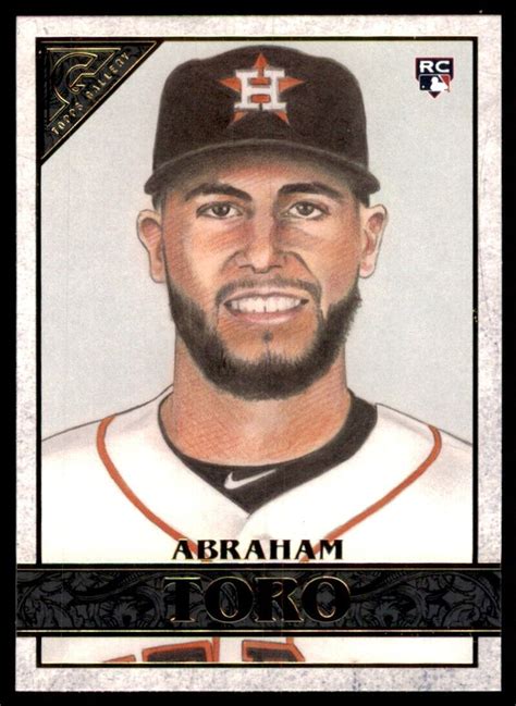 Topps Gallery Abraham Toro Rc Houston Astros Ebay