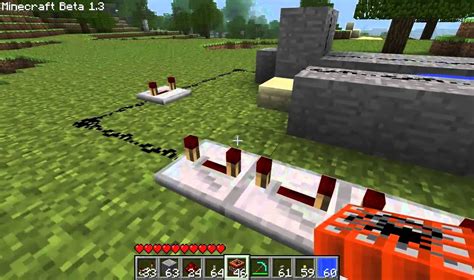 Minecraft Automatic Tnt Cannon With Redstone Repeaters Youtube