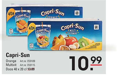 Capri Sun Aanbieding Bij Sligro Folders Nl