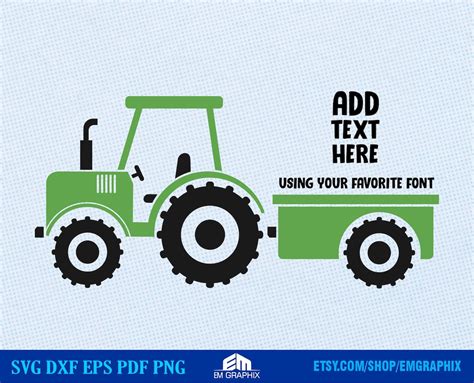 Farm Tractor Svg Tractor Svg Farm Png Farm Cut File Etsy