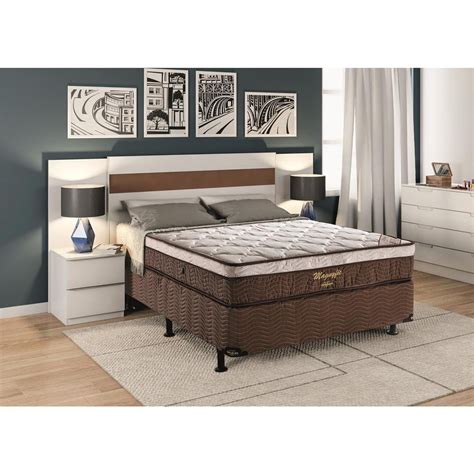 Cama Mola Box Ortobom Casal Extra