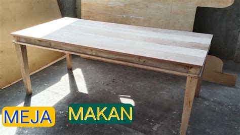 Membuat Meja Makanminimalist Dinning Table Design Youtube