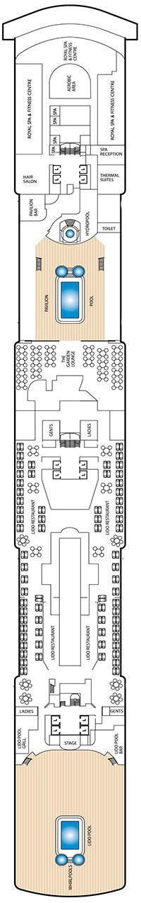 Cunard Queen Elizabeth Deck Plans