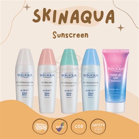 Jual SKIN AQUA Sunscreen Series 40gr Moisture Milk Moisture Gel