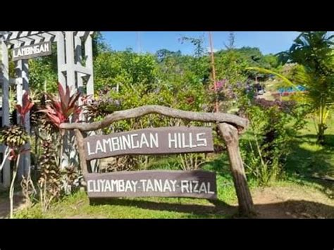 Lambingan Hills Tanay Rizal Overlooking Camping Site Youtube