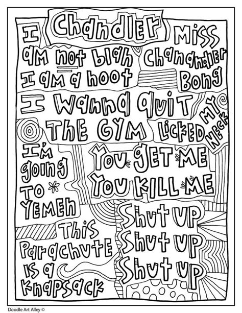 Friends Quotes - Doodle Art Alley | Friends quotes, Quote coloring ...