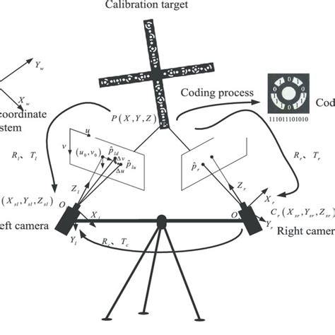 Schematic Diagram Of The Binocular Stereo Imaging Principle The Color