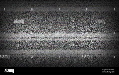 Screen of TV with white noise, illustration Stock Photo - Alamy