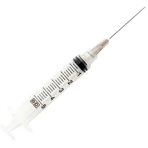 Bd Precisionglide Luer Lok Tip Syringe With Hypodermic Needle