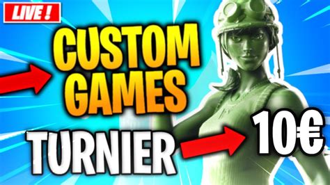 Custom Games Preisgeld Turnier Deutsch Solo Duo Fortnite