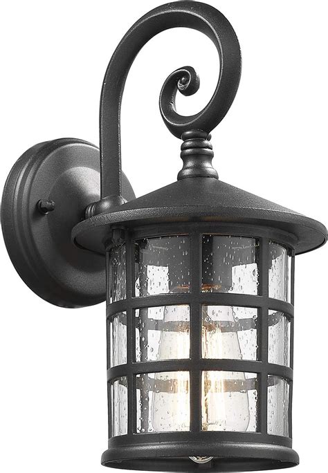 Emliviar Outdoor Wall Lantern Sconce Industrial Exterior Wall Mount