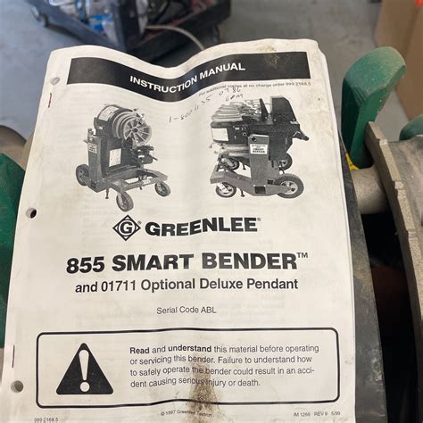 Greenlee 855 Smart Bender For Sale In Corona Ca Offerup