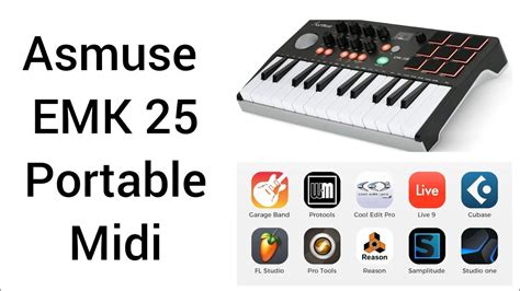 Asmuse EMK 25 Review Asmuse EMK 25 Portable Midi YouTube