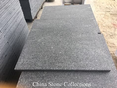 Green Porphyry Granite Landscaping Natural Stone Flamed Paving Tiles