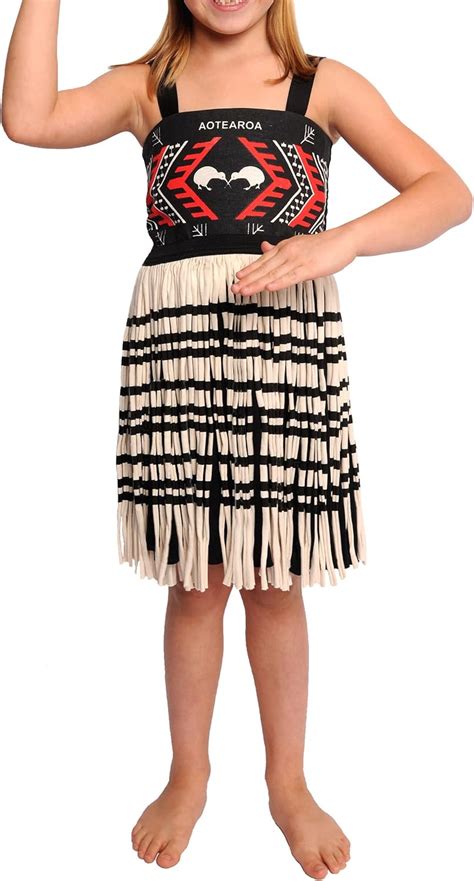 amazoncom gollygoh girls  piece kapa haka maori costume xlarge