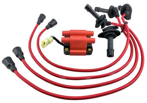 Spark Plug Wires Ignition Coil For Jdm Subaru Impreza Wrx Sti