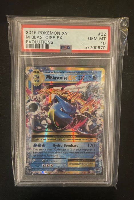 Pokemon Graded Card M Blastoise Ex Blastoise Psa Catawiki