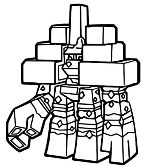 Minecraft Pokemon Coloring Pages