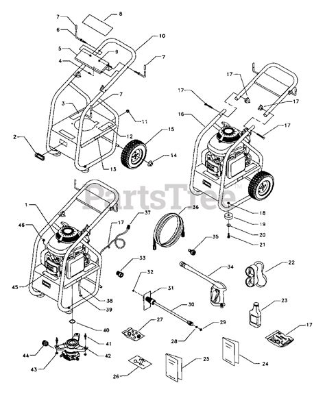 Generac Pressure Washer Parts Diagrams